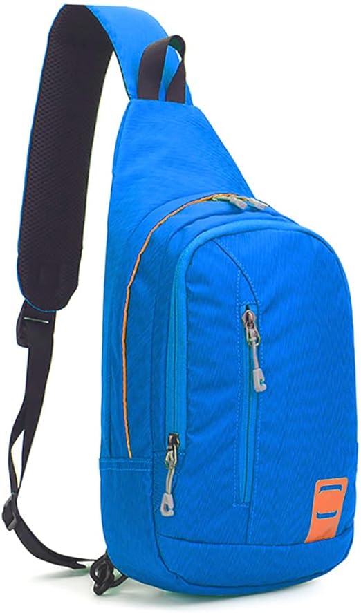 Peicees Small Sling Backpack Waterproof Unisex Shoulder Bag Chest Crossbody Daypack