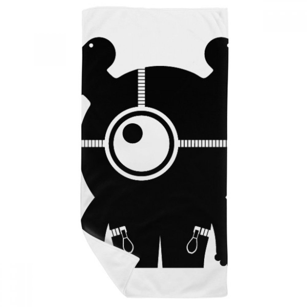 Gant de toilette Alien doux et absorbant 35x70cm pour peau sensible