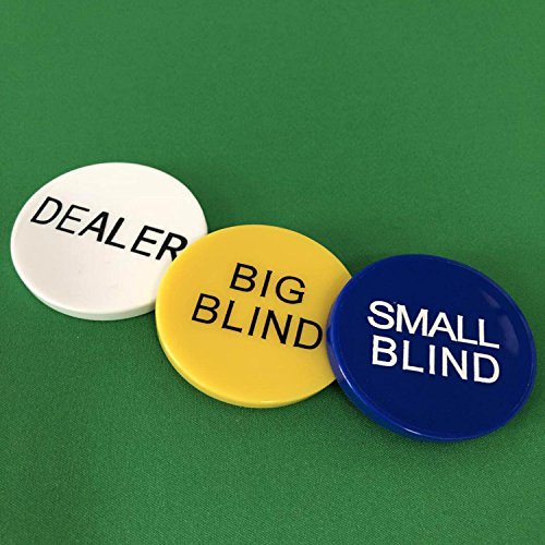 Yuanhe Set of 3 Professional Casino Texas Holdem Poker 2Inch Dealer Buttons ¡­ - Thumbnail 3