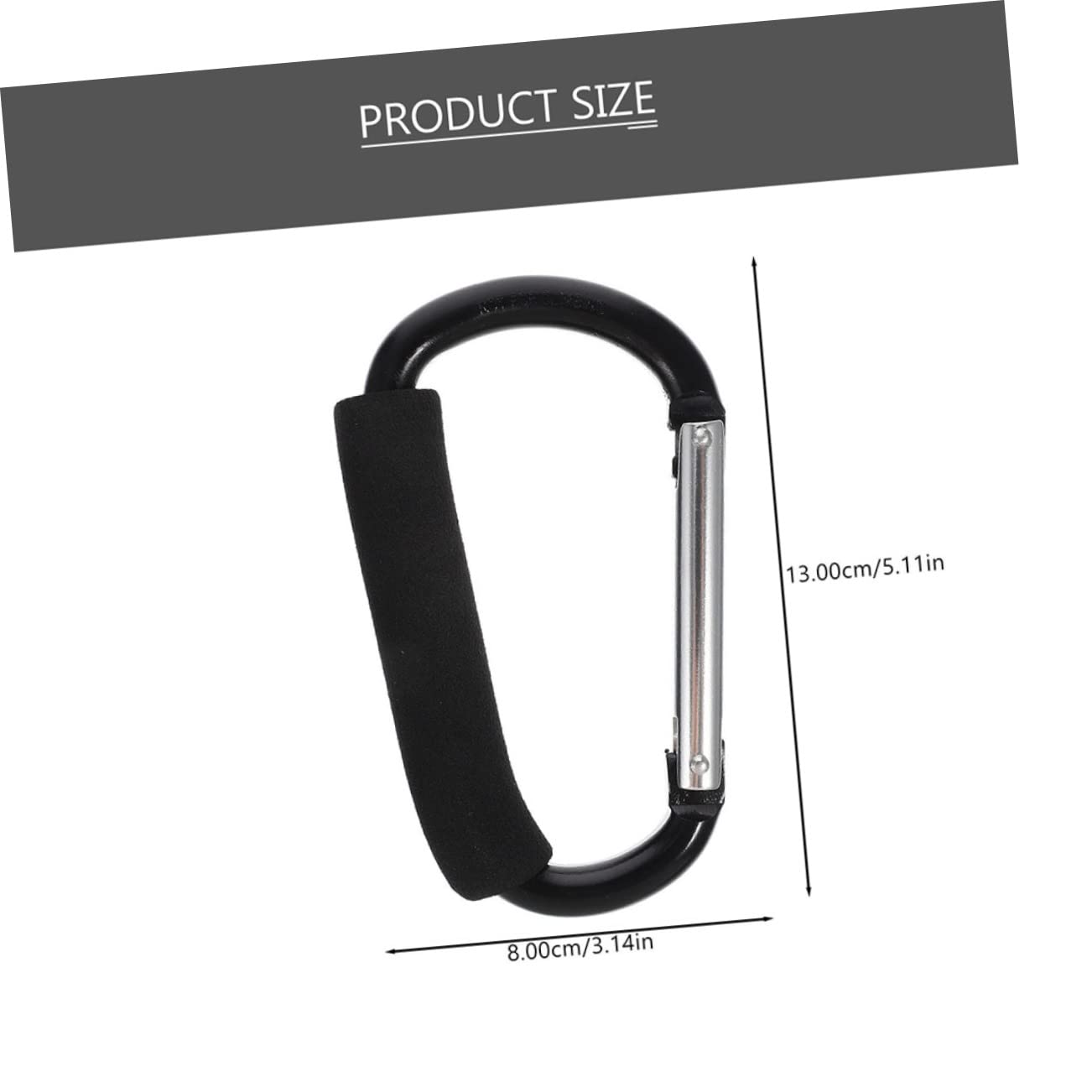 SHOWERORO Large Stroller Hooks Heavy Duty Stroller Hangers Practical for Shopping Cart