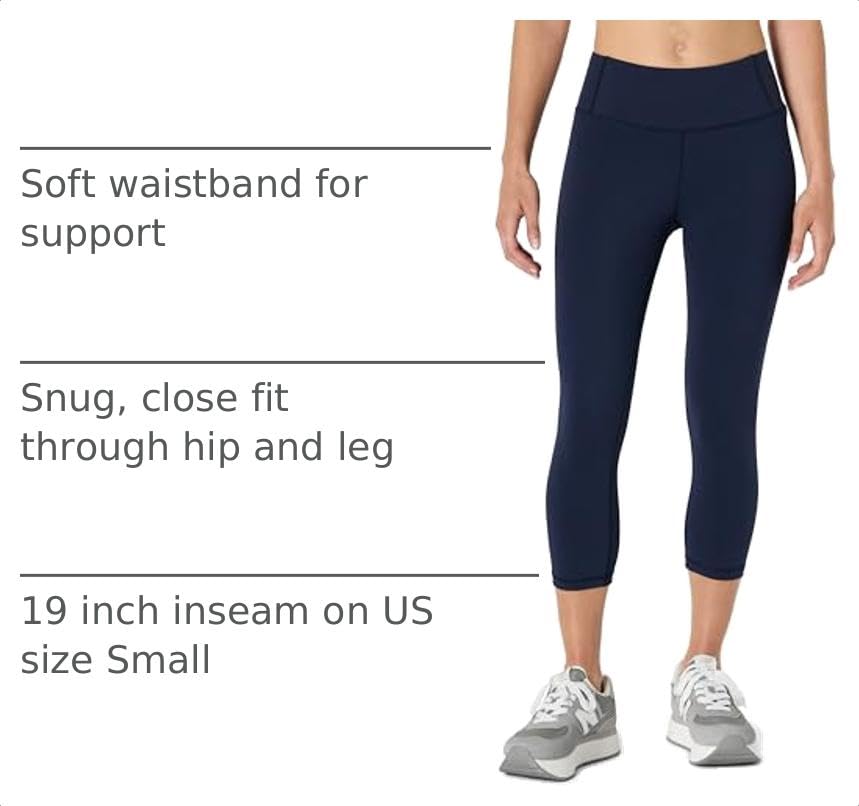 Image of Amazon Essentials Women's Active Total Train Gym Workout Leggings