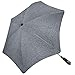 RIOGOO Cochecito Sombrilla Paraguas Forma Irregular Universal 50+ UV Para Bebés e Infantes Protección Solar Paraguas con Mango de Paraguas para Cochecito, Cochecito, Cochecito y Cochecito-Gris