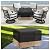 Stanbroil 42-Inch Square Fire Pit Cover, Waterproof Patio Cover for Outdoor Fire Pit Table, Fire Bowl, Patio Furniture, Waterproof, Black