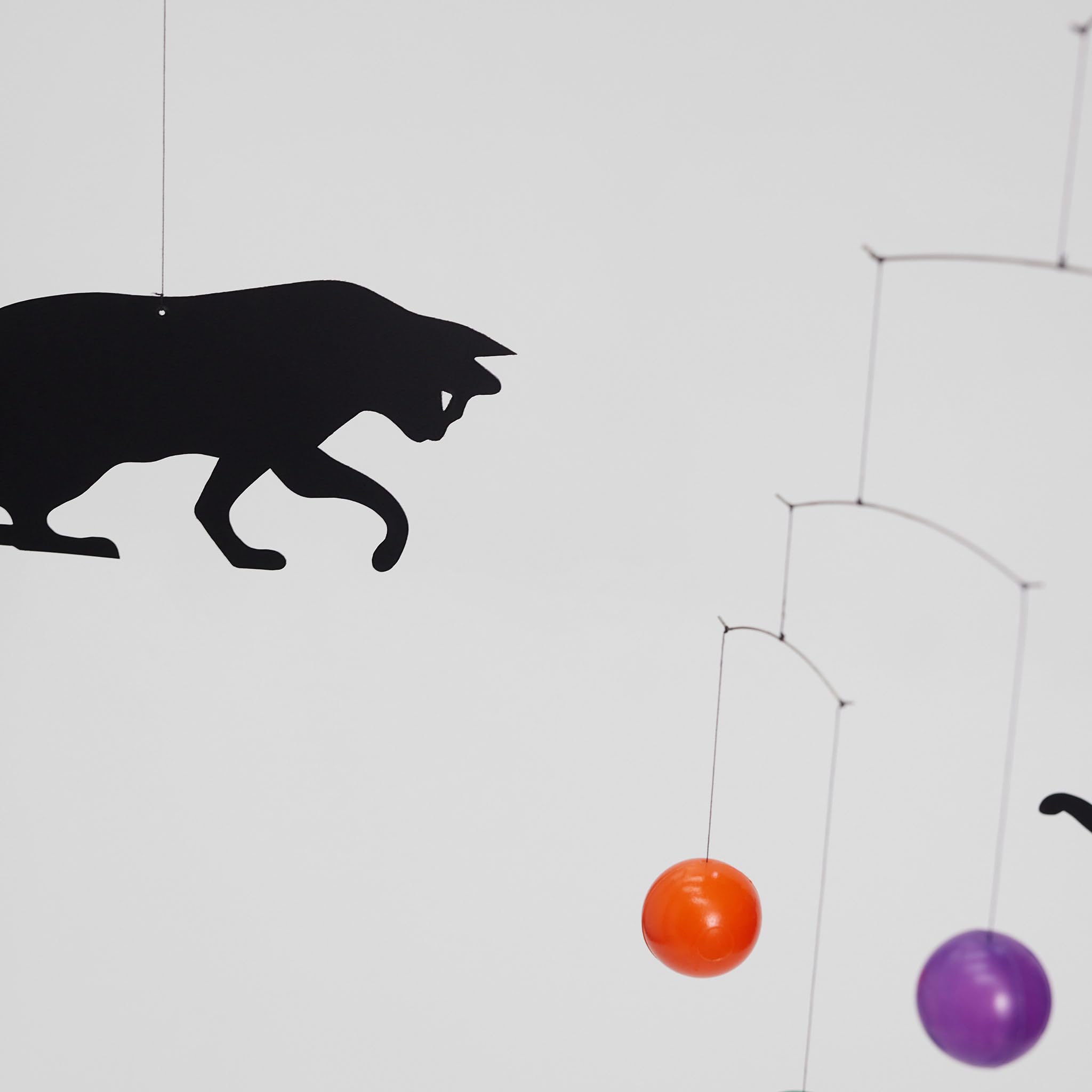 Flensted Mobiles Feline Black, Green, red, Blue 50x45cm