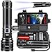 Blukar Taschenlampe LED USB C Wiederaufladbar, 500000 Lumen Extrem Hell Taschenlampen Zoombare Taktische Handlampe mit 5 Lichtmodi, IP67 Wasserdicht Flashlight Torch für Camping, Outdoor, Notfäll Blukar USB günstig Kaufen-Blukar Taschenlampe LED USB C Wiederaufladbar, 500000 Lumen Extrem Hell Taschenlampen Zoombare Taktische Handlampe mit 5 Lichtmodi, IP67 Wasserdicht Flashlight Torch für Camping, Outdoor, Notfäll