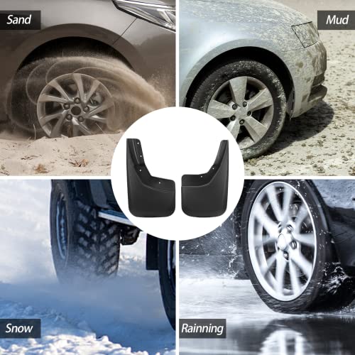 Image of BDFHYK Mud Flaps Splash Guards Compatible with Silveado 1500 (2014-2018), for Silverado 3500 WT(2015), for Silverado 2500 3500 (2015-2018) Without Fender Flares