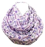 Di Capanni Science chemistry infinity Scarf for women teacher pharmacist engineer biology nerdy student geek (Lila)