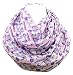 Handmade Science infinity Scarf birthday gift idea for her, anniversary gift experiment scientist - purple and violet