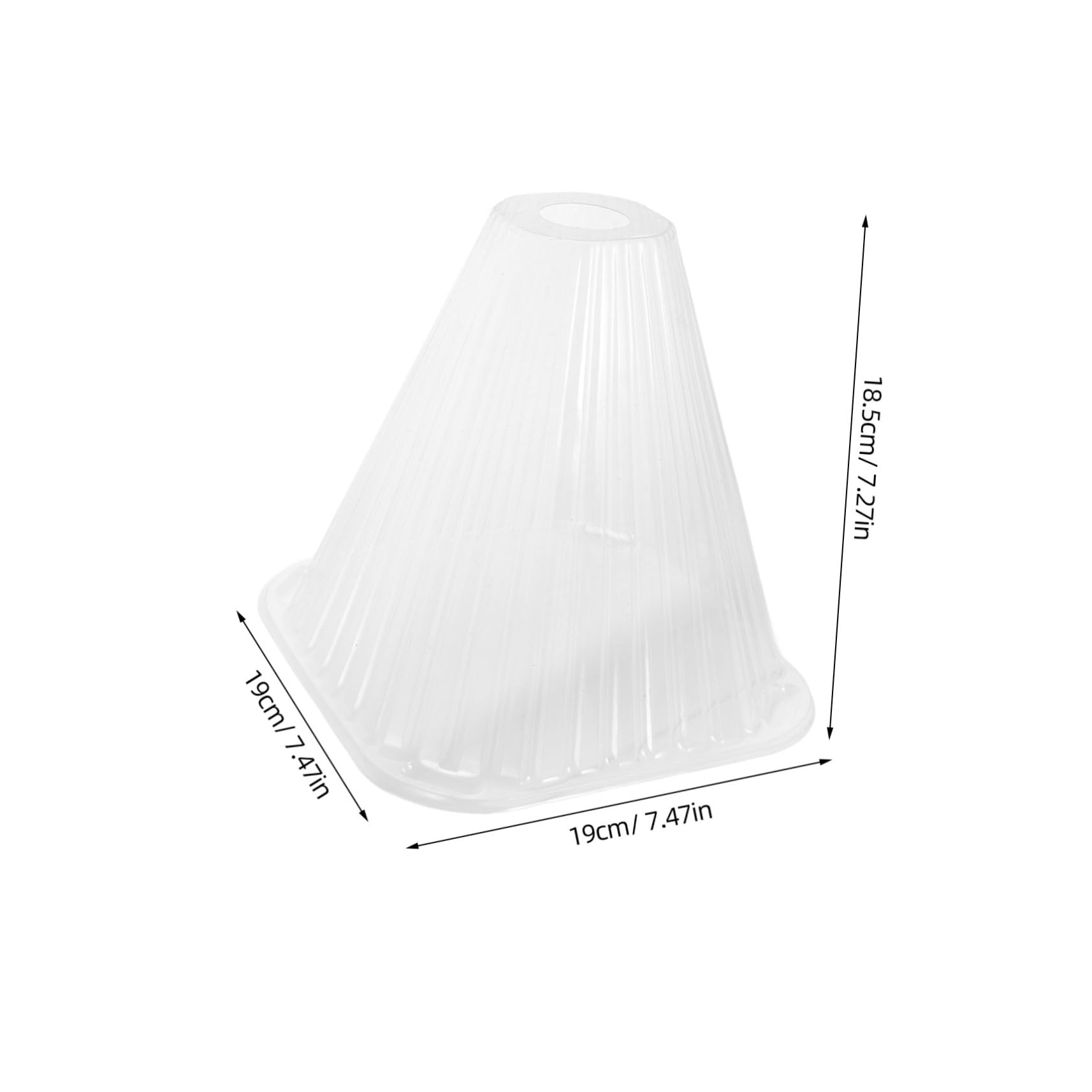 Cloche de Jardin Conique 10 Pièces en Pet pour Protection des Semis