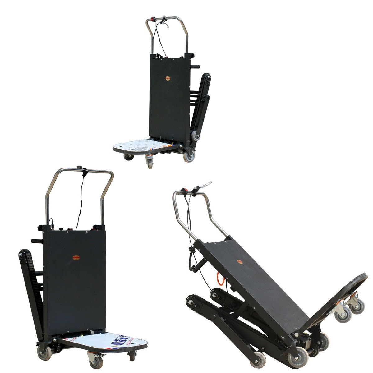 Tipo Cingolato - Montascale Elettrico Carrello per Scale Cingolato Alimentato A Montascale Elettrico Cingolato Pieghevole E Leggero Carrello Montascale Pieghevole per Carichi Pesanti A,72A