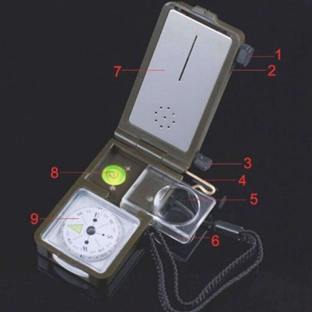 Scatola 10 Bussole Tascabili - Ottime Per Sopravvivenza, Trekking, Caccia - SE Compass