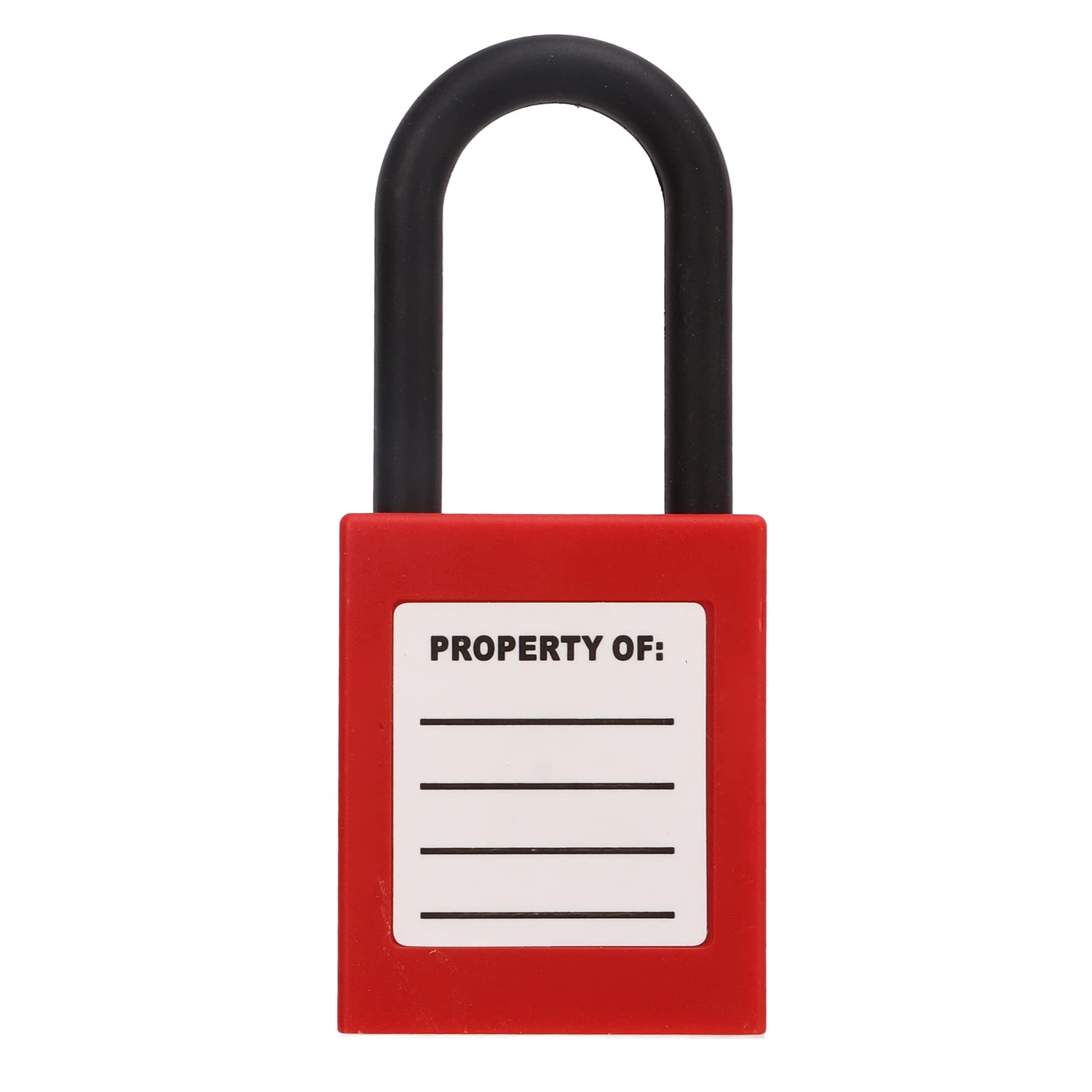 Blokada Tagout Blokada Zestaw kłódek zabezpieczających z nylonowej belki Wytrzymałe, izolowane zamki klasy przemysłowej do kopalni chemicznych, elektrowni naftowych, 10 szt. z 20