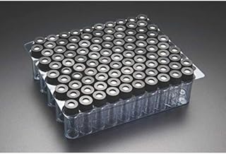 J.G. Finneran Associates 80101T-1232A, Amber 10-425 mm. Threaded Vial (6 Packs of 100 pcs)