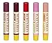 Burt's Bees 100% Natural Moisturizing Lip Shimmers Fruity Bundle - Watermelon, Plum, Cherry, Strawberry, and Apricot