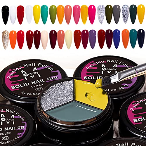 Major Dijit Festes Gel-Nagellack-Set, 36 Farben, Creme-Gel für Nagelkunst, 12-teiliges Schlamm-Gel-Nagellack-Set für Nagelkunst-DIY-Salon zu Hause Cover