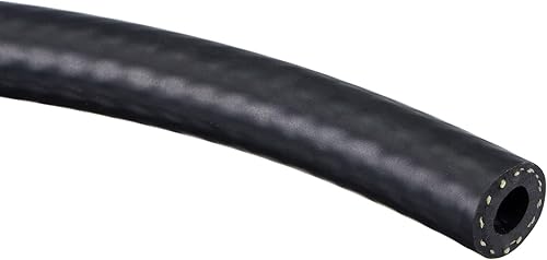 uxcell Manguera de línea de combustible ID de 14", tubo de aceite de 1532" OD 3.3ft negro para motores pequeños