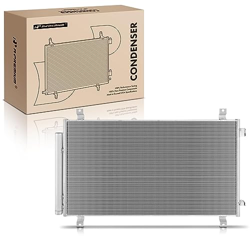 A-Premium Air Conditioning A/C Condenser Compatible with Acura MDX 2014-2018 & Honda Pilot 2016-2020, Passport 2019-2020, Ridgeline 2017-2020, 3.0L 3.5L