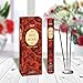 HEM Red Rose Premium Incense Sticks – (120 Sticks, 6 Boxes Inside) - 9 Inches Long,Dispel Negativity, Induce Relaxing Sleep, Spiritual Strength, Aromatherapy, and Strengthen Meditation Practices.