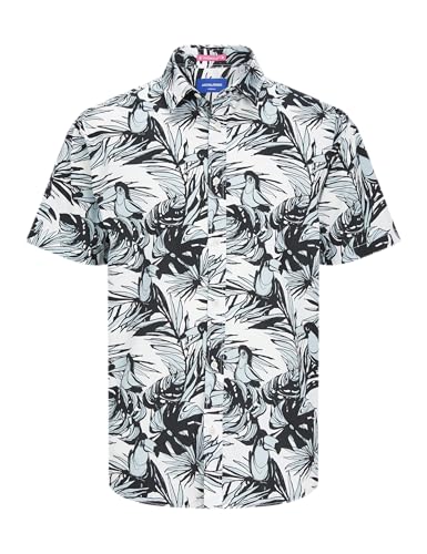JACK&JONES JUNIOR Jungen Jorjoshua Aruba AOP Shirt Jnr Kurzarmhemd, Cloud...