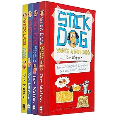 Stick Dog Series Tom Watson Collection 4 Books Set