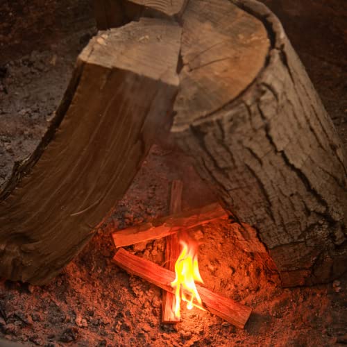Billy Buckskin Co. 2 Lb. Fatwood Fire Starter Sticks | Easy & Safe Fire Starter | Start A Fire With Just 2 Sticks | Works In Any Weather Conditions | 2 Lb Bag #TOP4