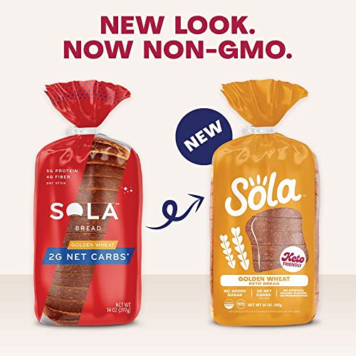 Sola Golden Wheat Bread, Non-GMO, 14 OZ Loaf (2 Pack) - Thumbnail 3