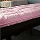 Fluffy Schönheit Matratzenauflagen,atmungsaktiv Futon Tatami Matratze Spa Massage Schreibtisch Schutz-pad-rosa 70x190cm(28x75inch)