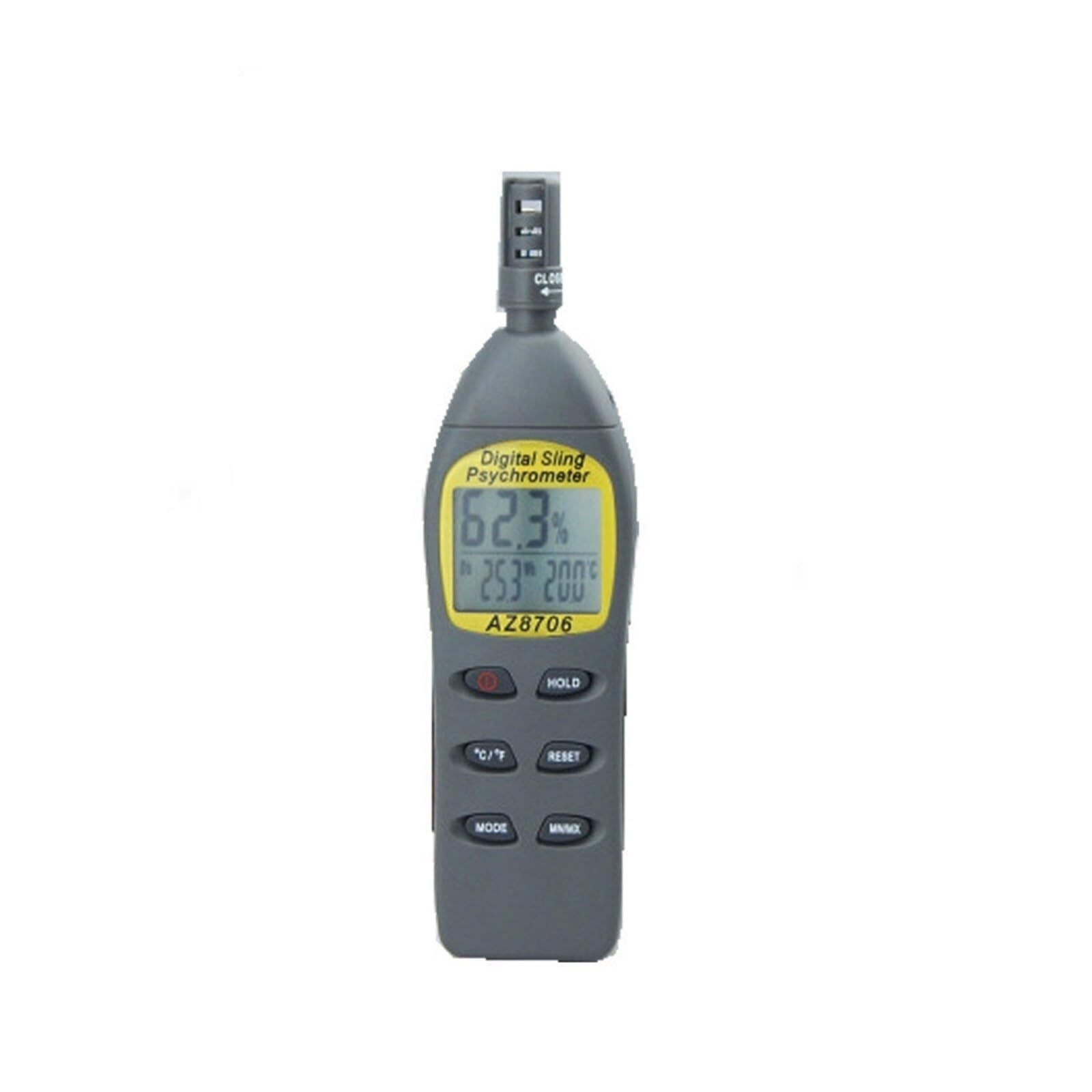 Amrttwy One Color Moisture Meter, Handheld Dew Point Meter Az-8706 Digital Temperature And Humidity