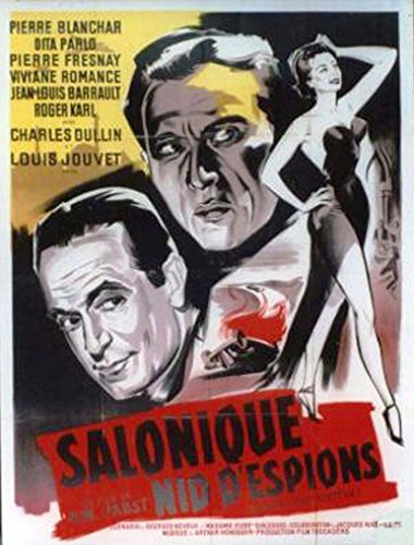 Salonique Nid D'Espion 1964 affiche originale de G.W. Pabst l'ambiance nostalgique du cinema