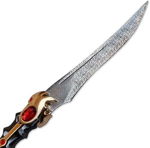 Miniatura 2 de Cuchillo de metal Aarya Sstark Daga de acero de zinc valyria Daga Catspaw Daga GOT Aarya Sstark Sword Cosplay Kingdom
