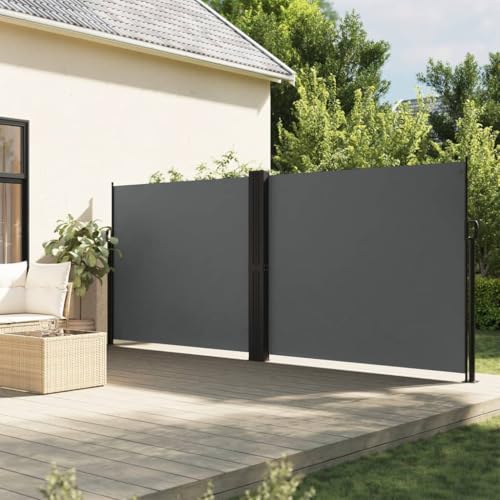 Store latéral extensible contre le vent et vis-à-vis terrasse