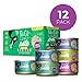 Tiki Cat Luau Pâté Variety Pack, Succulent Combinations of Real Protein, Grain-Free Balanced Nutrition Wet Canned Cat Food, for All Life Stages, 2.8 oz. Cans (Pack of 12)