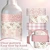 YooNotee 12 Rolls Watercolor Floral Washi Tape Set 15 mm Vintage Flower Decorative Masking Tape for Spring Arts DIY Craft Scrapbook Journal Supplies Gift Wrapping(Light Pink,Polka Dots and Floral) #5