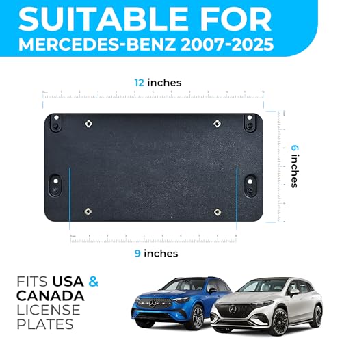 image for TN TrunkNets Inc Rear License Plate Bracket Tag Holder Mount for Merce