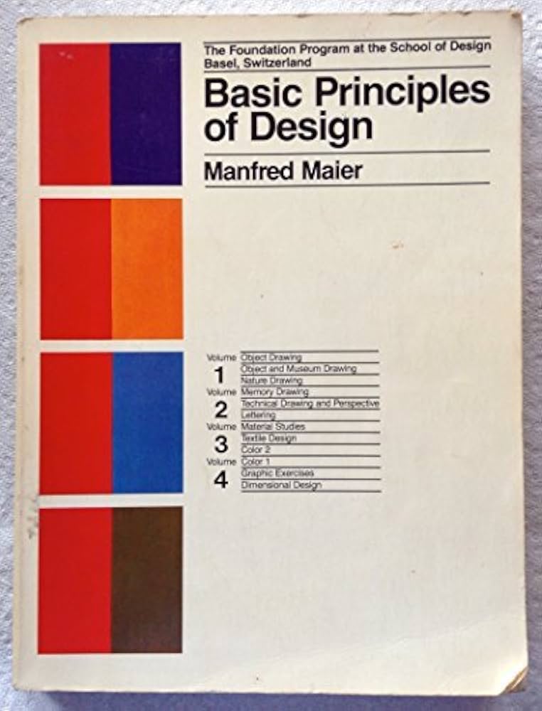 アート・デザイン・音楽 Basic Principles of Design Manfred Maier Manfred Maier (1981) Basic Principles of Design : Foundation