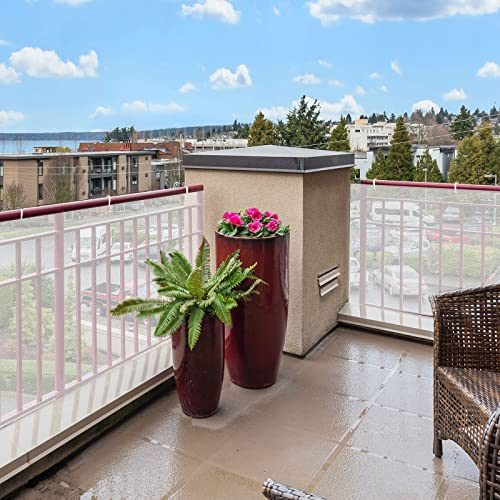 Feestars Baby Safety Net, Stairway Net/Banister Guard For Child, Railing Safety Netting For Stairs Balcony Deck-Indoor & Outdoor (118" X 35") #TOP5