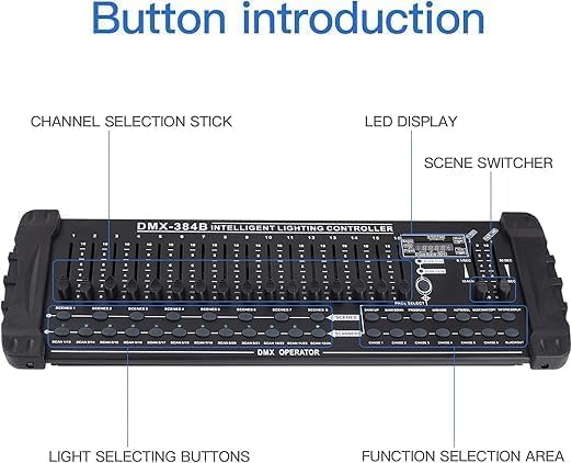Amazon.com: 384CH DMX Cotroller DMX512 DJ Controller Use for