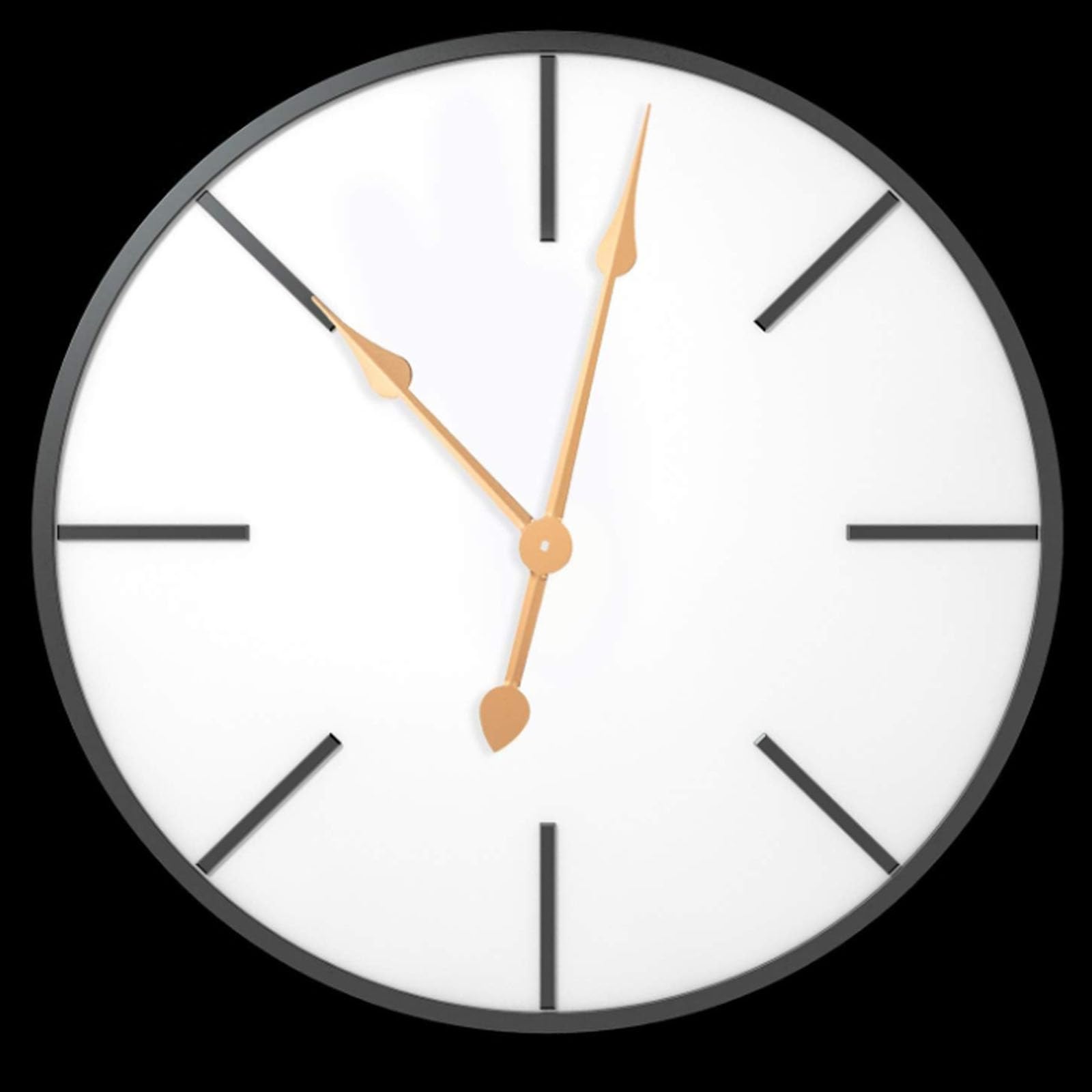 Yufana Mécanisme Horloge Murale DIY Silencieux Avec Aiguilles Quartz - Axe Long Or