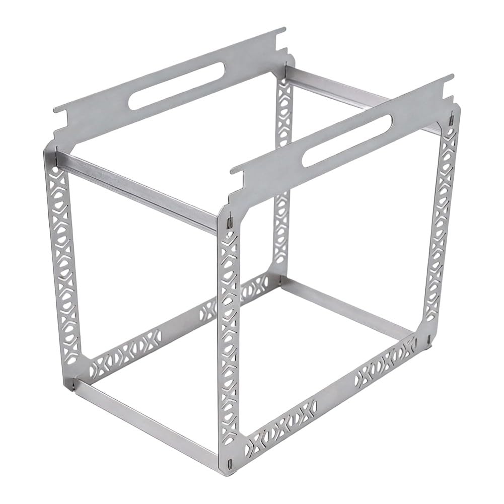 Cestello di drenaggio in acciaio inox da appendere per tavolo IGT, mensola rimovibile da cucina per campeggio, grigio, 40 x 25 x 36 cm