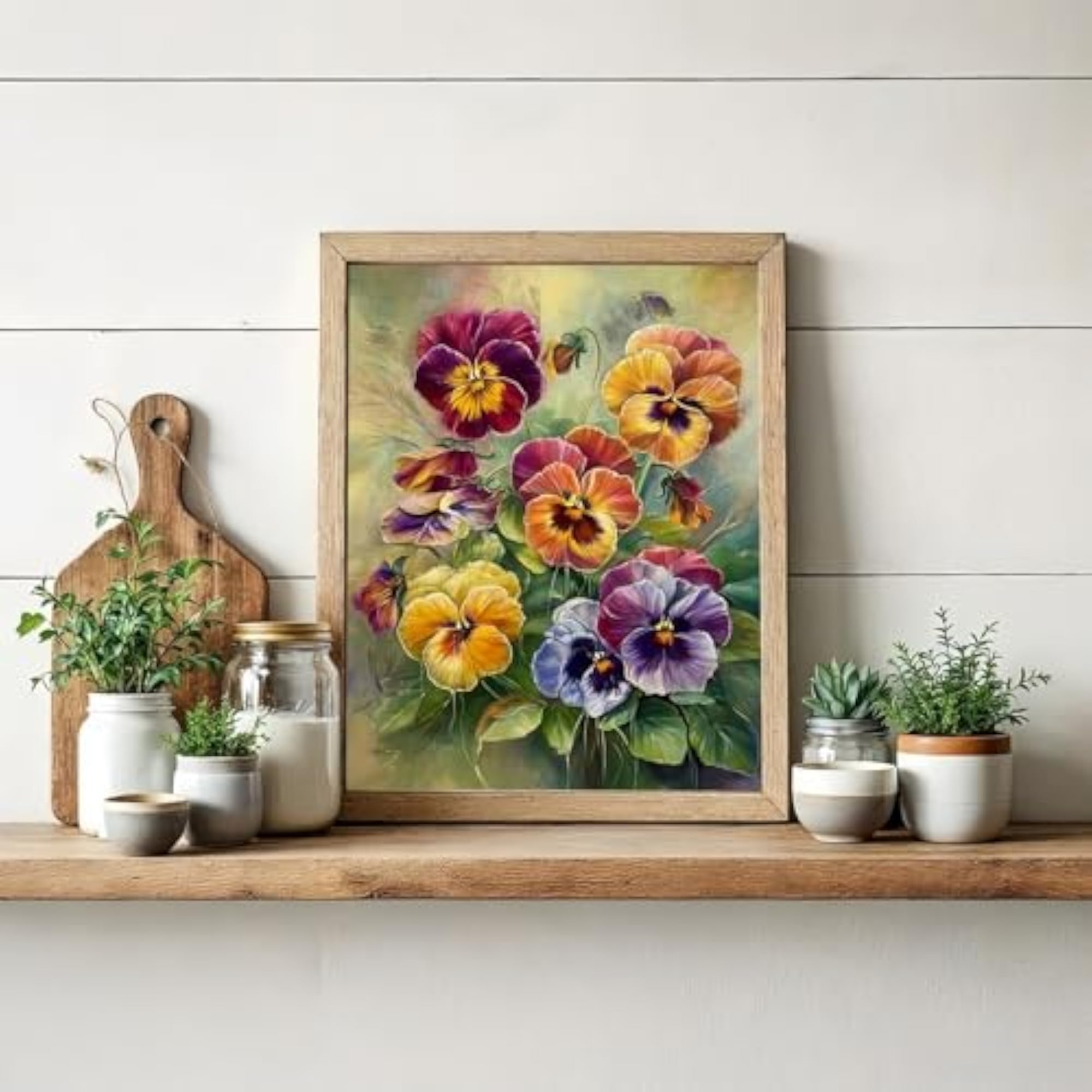 Diamond Painting Flowers Kit for Home Wall Decor