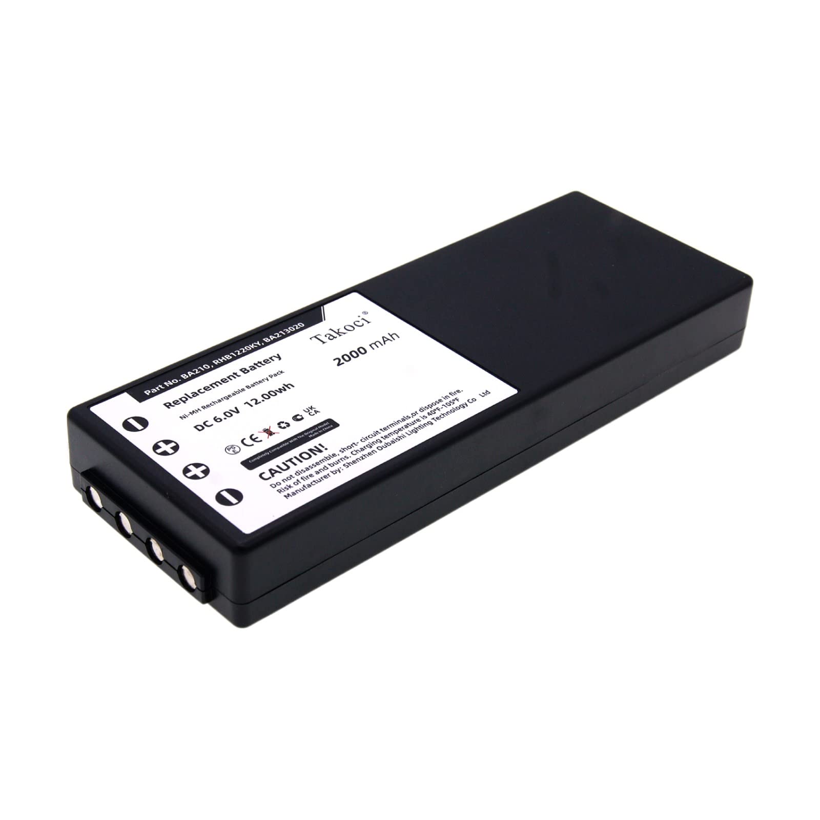 Youejoeq Replacement Battery for HBC FUB10AA PM471560 Fub06 Eex PM471560 PM458017 Radiomatic Spectrum 2 3，Fits Part NO. 005-01-00466 BA213020 BA214060