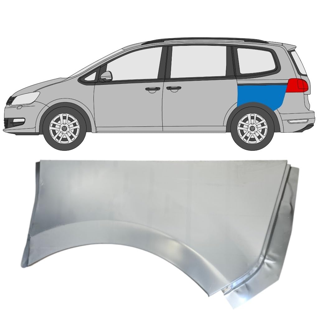 Reparaturblech Kotflügel hinten für Volkswagen Sharan 2010-2022 / Links