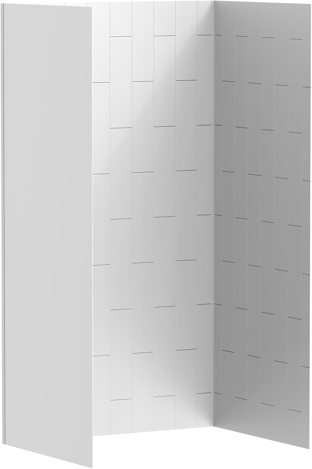 American Standard 2951SWT36.020 Aspirations 60 x 36 x 84-Inch Vertical Shower Wall Set, White