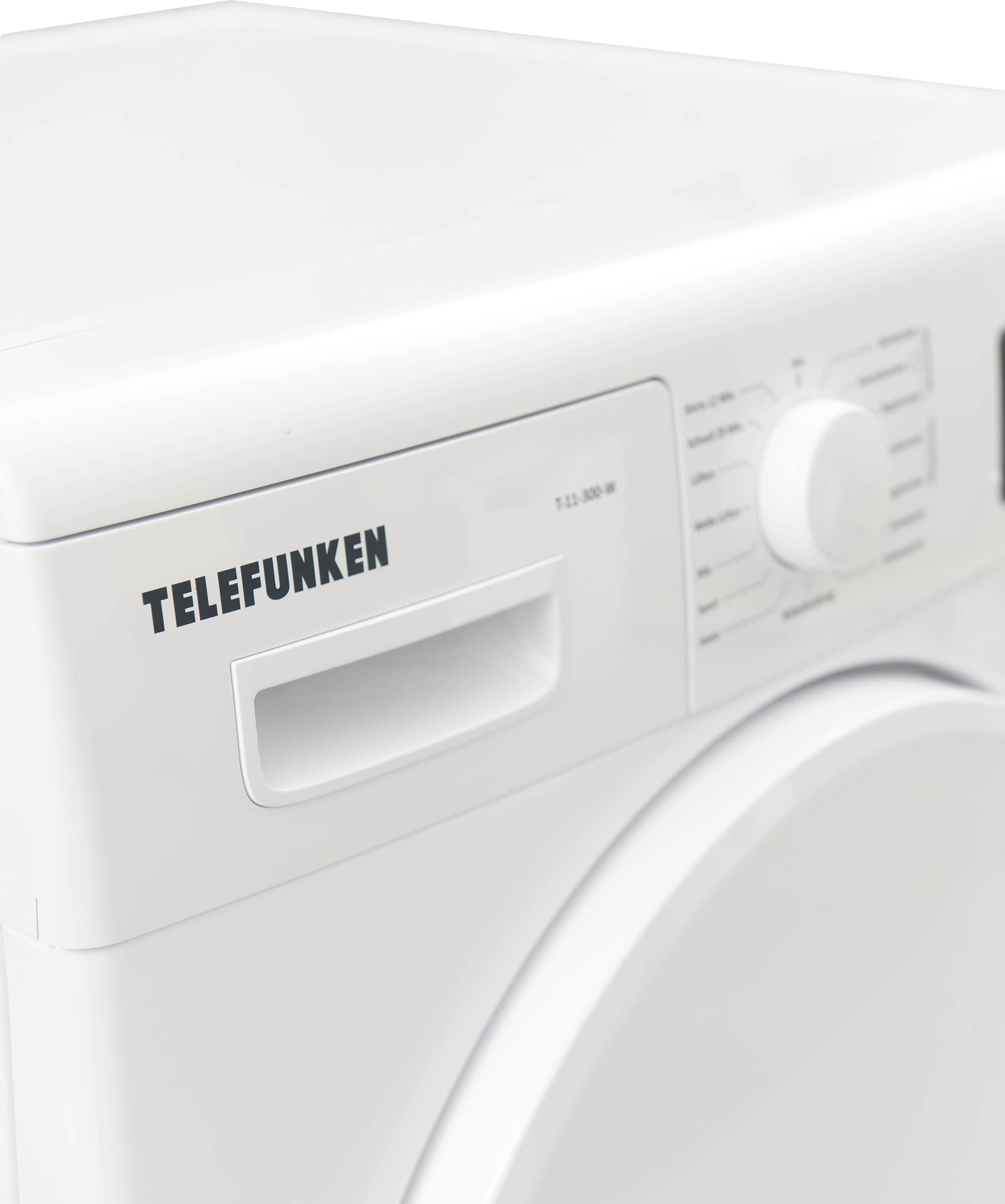 Telefunken T-11-300-W Kondenstrockner / 7kg Trockner mit 15 Programmen, Knitterschutz & reversierenden Trommelbewegungen, weiß