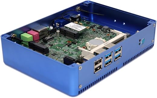 Advanced Industrial Mini PC Compact Embedded Desktop with Energy-Efficient Processor, Silent Operation, Rugged Build and M...
