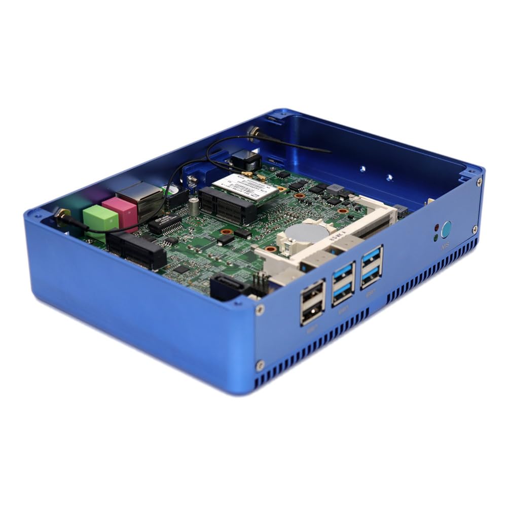 Advanced Industrial Mini PC Compact Embedded Desktop with Energy-Efficient Processor, Silent Operation, Rugged Build and M...