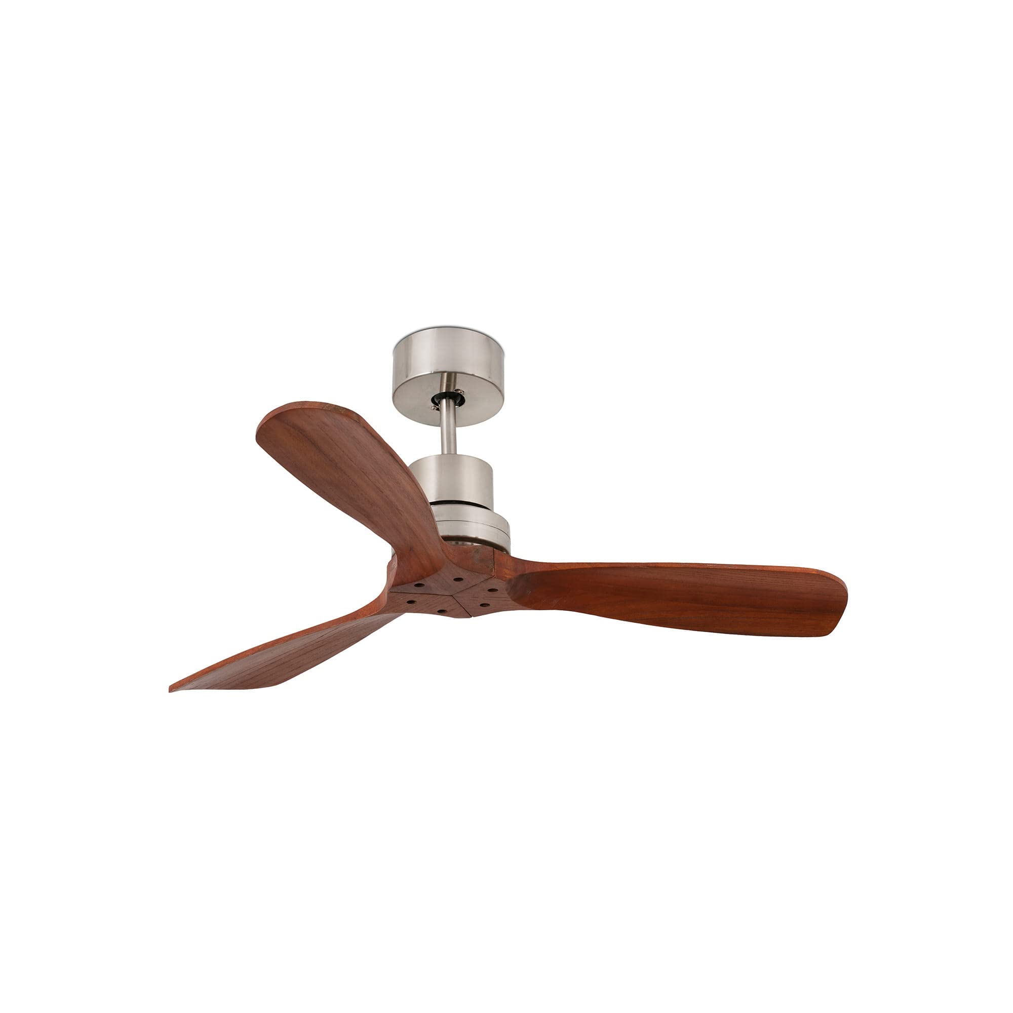 Ventilateur de plafond sans lumière avec pales en bois naturel MINI LANTAU