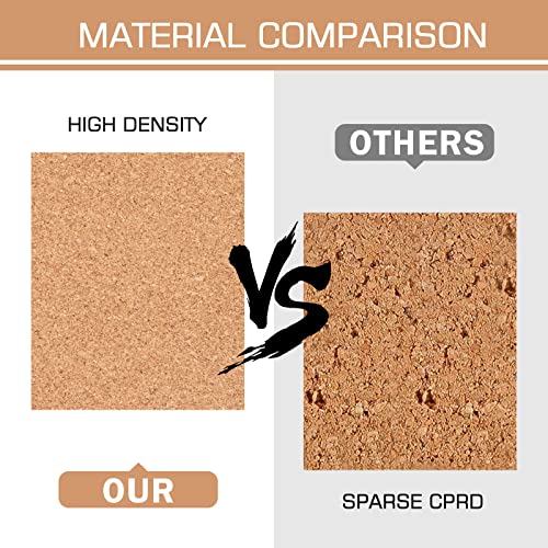 Svopy Cork Bulletin Board Hexagon White, Small Framed Corkboard Tiles For Wall, Thick Decorative Display Boards For Home Office Decor, School Message Board (4 Pack) #TOP4