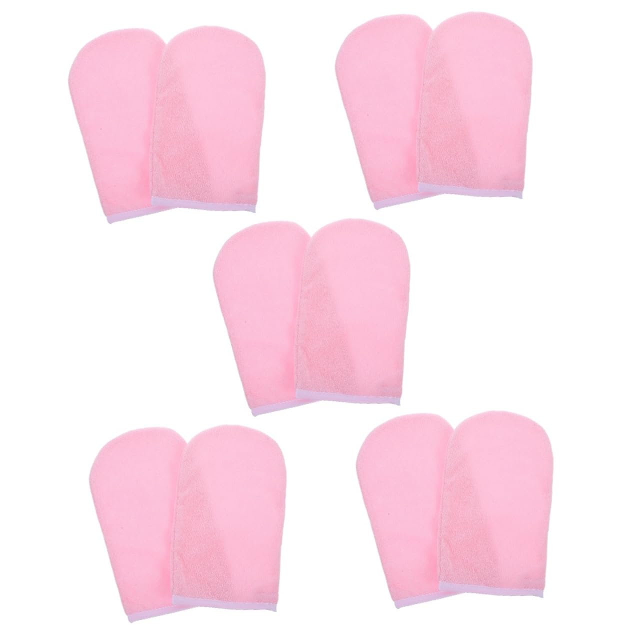 TOVINANNA 5 Pairs Arm Warmers Spa Gloves Soft Hand Paraffin Wax Mittens for Spa Stuff