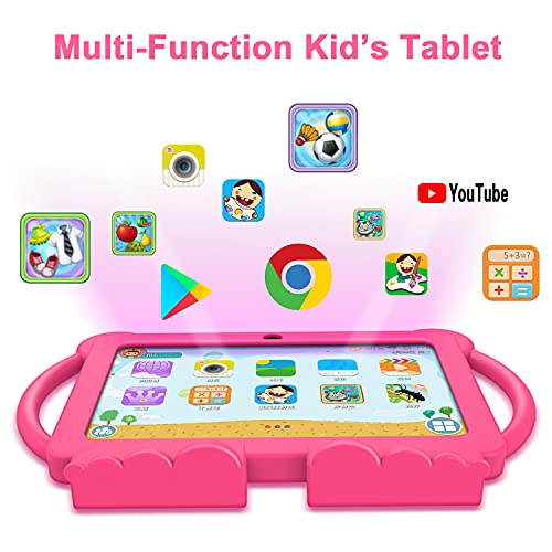 Kids Tablet 7 inch Tablet for Kids Android 11 2GB RAM 32GB ROM Toddler Tablet Eye Protection HD Touch Screen with Dual… - Image 3